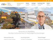 Tablet Screenshot of nierenzentrum-heidelberg.com